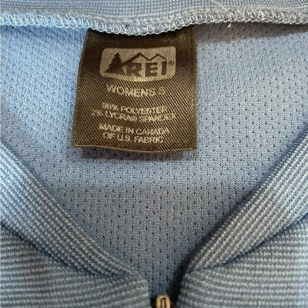 REI Long Sleeve Shirt Top Hiking Running Active Layers Womens Size Small In Blue - Picture 9 of 11